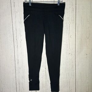 ATHLETA Relay Tights Running Workout Reflective #903959 | Black Medium